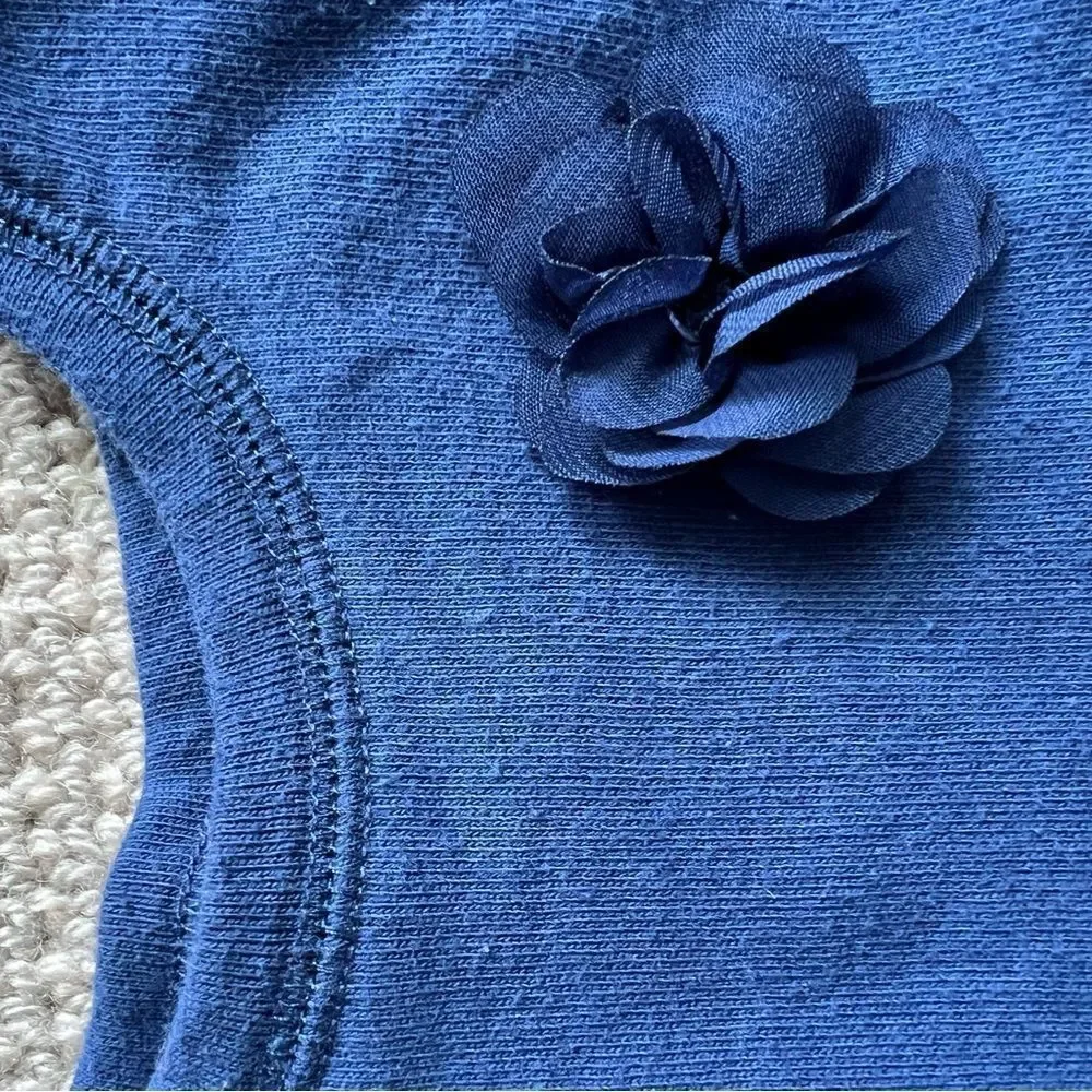 🍭6/$30 OshKosh Navy Ruffle Toddler Girl Sweatshirt - 24 months